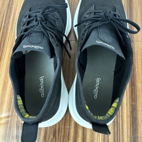 Allbirds Superlight Tree Runners White Black Athletic Running Shoes Mens Size 10 - Picture 7 of 9